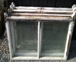 Reclaimed Georgian / Late Victorian Sash Windows x 2 Pairs - Picture 1 of 7