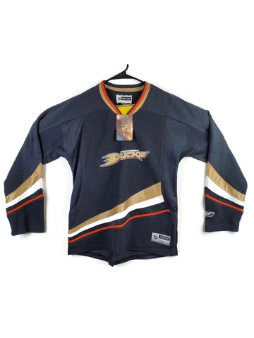 Reebok Anaheim Ducks Women’s Premier Jersey Size Medium Replica NHL Black Cover
