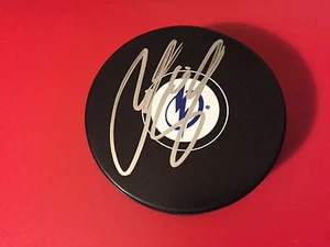 Anton Stralman Tampa Bay Lightning Signed Puck Auto - Picture 1 of 1
