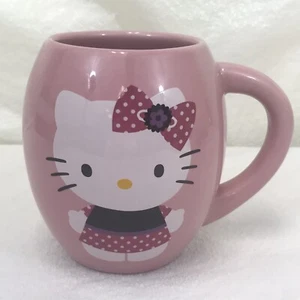 Hello Kitty Mug Sanrio Co 2-Sided Pink 20 Oz Coffee Tea Cup Coco Mug 2013 Cat - Picture 1 of 9