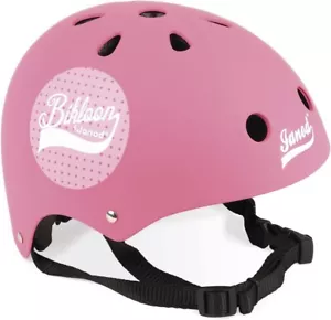 JANOD BIKLOON KINDER PINK FAHRRADHELM GRÖSSE KLEIN VERSTELLBAR 47-54 cm BRANDNEU - Bild 1 von 3