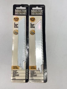 Master Mechanic 698532, 6 Zoll 8\12 TPI Recip Sägeblätter 4 Stück - Bild 1 von 4