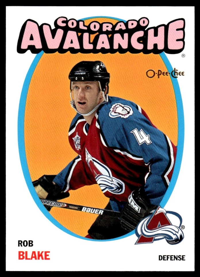 2001-02 O PEE CHEE RETRO Rob Blake Colorado Avalanche #71 - Image 1 of 2