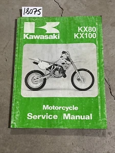 1991 Kawasaki KX80 KX100 Service Manual P/N 99924114401 - Picture 1 of 7