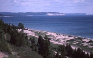 Lake Michigan Shore Line, Frankfort, MI Color Slide 1984 - Picture 1 of 1