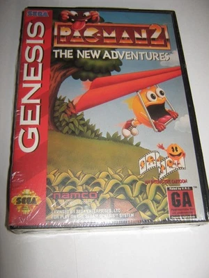 Pac-Man 2: The New Adventures (Sega Genesis, 1993) - New Sealed Arcade Classic - Image 1 of 4