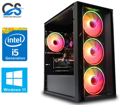 Computer Gaming Intel Core I5-12400F 16GB DDR4 500GB M.2 NVME 8GB RX580 Win11 - Immagine 1 di 4