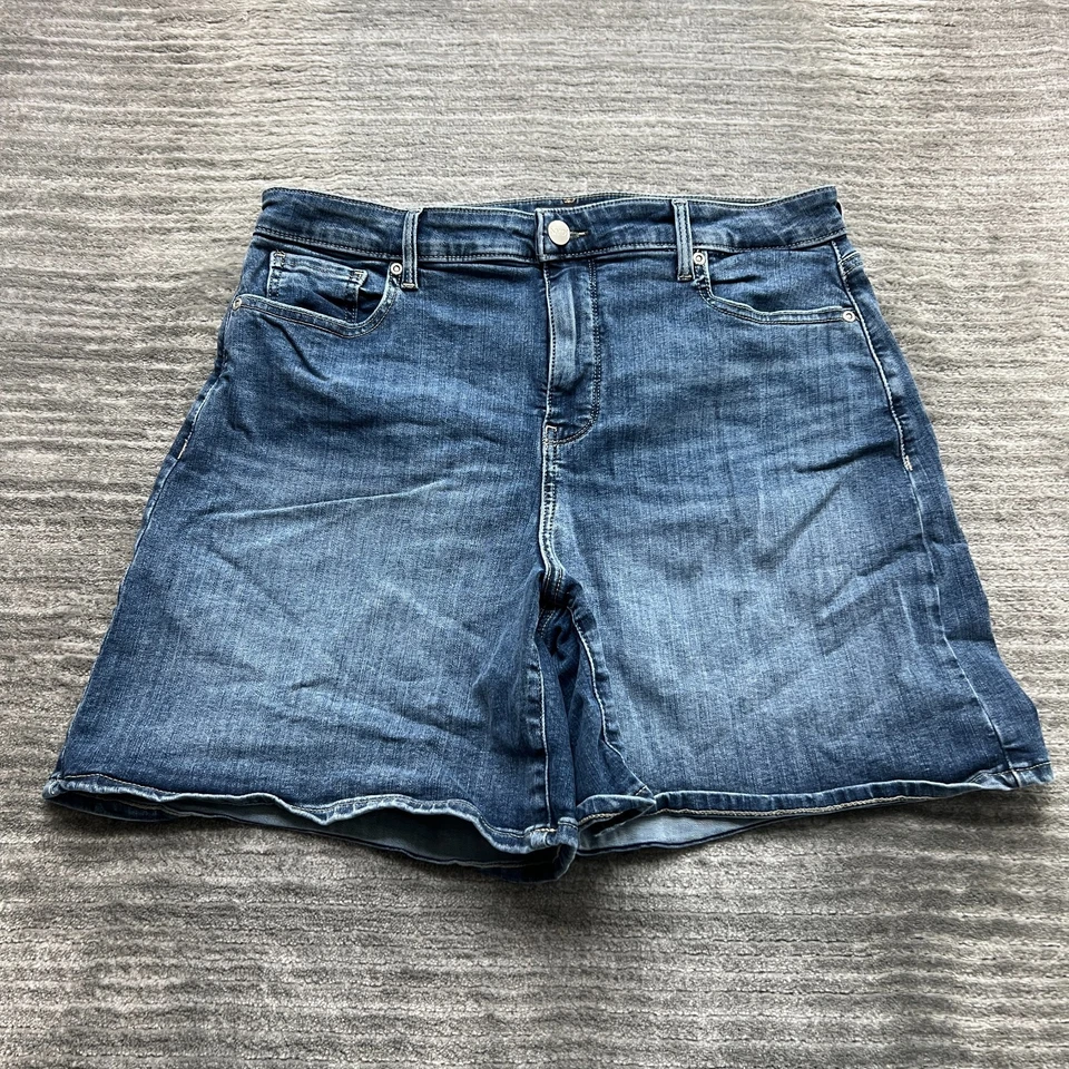 Pantalones Cortos NYDJ Talla 10 Mujer Relajados No Tu Hija Jeans Azul Denim Foto 1 de 4