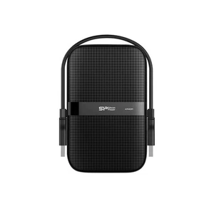 Silicon Power External HDD Armor A60 5TB 6.35 cm 2.5 Inch USB 3.2 Black Shockpro - Picture 1 of 3
