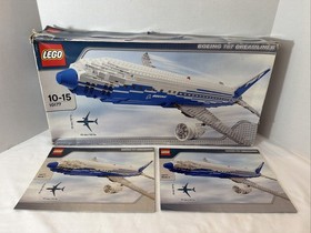 Lego Sculptures Set #10177 Boeing 787 Dreamliner Instructions & Damaged Box ONLY