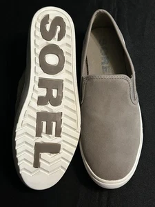Sorel Campsneak taupe Wildleder Leder Slipper Sneaker Größe 8,5 - Bild 1 von 15