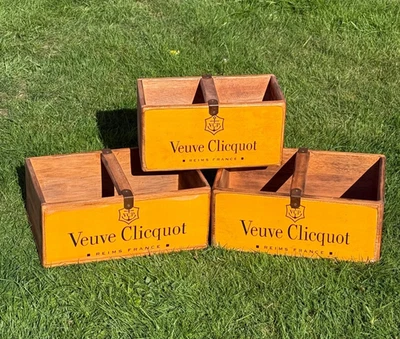 HANDMADE WOODEN TRUG BOXES  - VEUVE CLICQUOT - Image 1 of 3