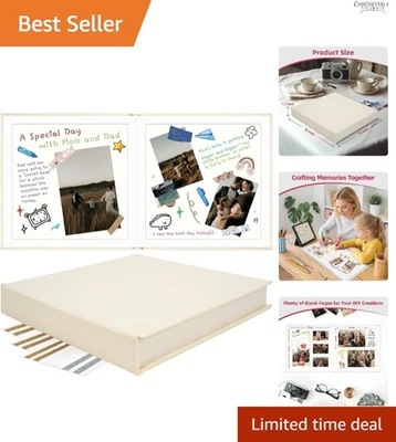 Charming 10x10 Scrapbook Album for Weddings, Holidays & Family Memories - Image 1 of 4