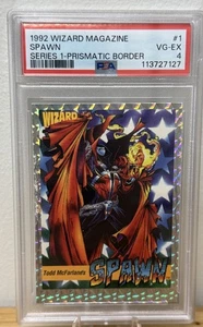 1992 Wizard Magazine Spawn Prismatic Border # 1 PSA 4 - Bild 1 von 2