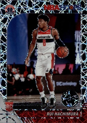 2019-20 Hoops Premium Stock Prizms Silver Laser Rui Hachimura Rookie Card #206 - Image 1 of 2