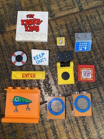 Lego Lot SpongeBob Flags Sticker Pieces Krusty Krab Adventures 3833