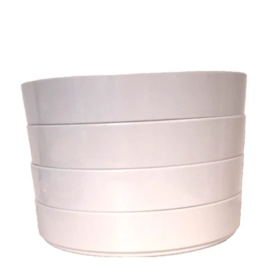 Threshold Stella Dinner Bowls White 9 Inch Diameter Set of 4 - Image 1 of 4