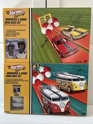 FIRMADO Snake and Mongoose Hot Wheels Classics Drag Race Sets (2 juegos) Foto 1 de 4