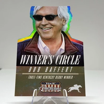 2015 Panini Americana BOB BAFFERT Winner’s Circle #8 GOLD Die-Cut - Image 1 of 2