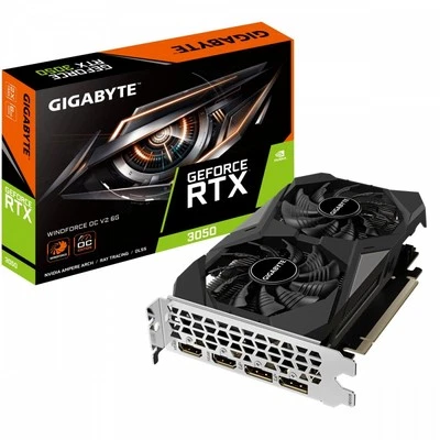 4719331355081 Graphics card GeForce RTX 3050 WINDFORCE OC V2 6GB GDDR6 96bit 2DP - Image 1 of 4