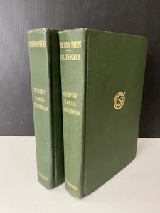 1911 Robert Louis Stevenson Set 2 Scribners Dr Jekyll, Kidnapped, and Merry Men - Picture 1 of 9