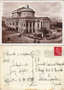 PALERMO - TEATRO MASSIMO - VIAGG. 1935 -89054- - Picture 1 of 1