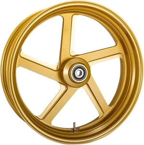 Rear Gold-Ops Pro-Am One-Piece Aluminum Wheel for Single Disc w/o ABS Forged - Picture 1 of 4