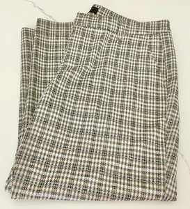 Pantalones Liverpool Los Angeles para mujer 10 grises a cuadros longitud recortada - Imagen 1 de 9