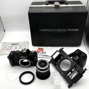 Nikon N2000 Film Camera Canfield Clinical Macro Kit SB-23 Untested Vintage Set - Picture 1 of 8