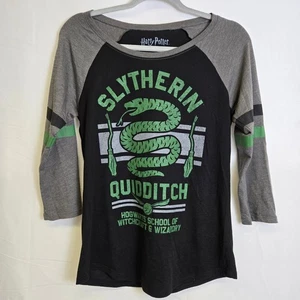 Camisa Raglán Quidditch Harry Potter Slytherin, Talla Pequeña Junior - Imagen 1 de 7