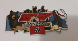 State of Tennessee Souvenir TN Gummi Kühlschrankmagnet - Bild 1 von 2