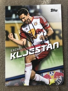 2016 Topps MLS #127 Sacha Kljestan Signed Auto