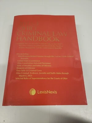 Ohio Criminal Law Handbook 2023-1 LexisNexis containing Title 29 - Image 1 of 4