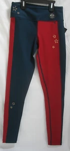 Hurley Women's Leggings Size XS Star Surf Red Blue Quick Dry Beach Water Sun - Picture 1 of 16