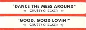 Jukebox Title Strip - Chubby Checker: "Dance The Mess Around" - '61 Version 2 - Picture 1 of 1
