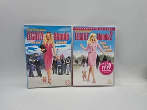 Legally Blonde 1 & 2 (DVD, 2002) Excellent Discs - Romcom - Free P&P - Foto 1 di 7