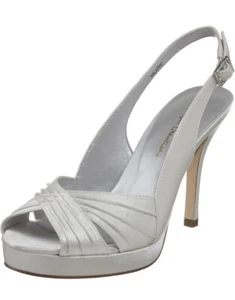 Women Slingback Open Toe Heel Sandals Wedding Party Stilettos High Heel 10B - Picture 1 of 7