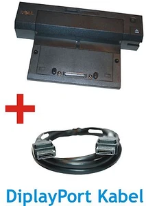 Dell E-Port Plus PR02X Dockingstation für Latitude E6400Serie +DisplayPort Kabel - Bild 1 von 3