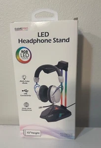 Game Pro 10” LED Headphone Stand with USB Connectivity - Picture 1 of 1