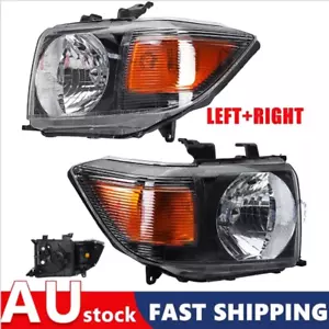 Pair Headlights For Toyota Landcruiser VDJ70/76/78/79 series 2007-2019 - Picture 1 of 10