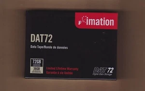 IMATION DAT72/DAT-72 Data Tape/Cartridge 36/72GB DDS5/DDS-5 NEW - Afbeelding 1 van 1