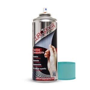 PELLICOLA SPRAY RIMOVIBILE WRAPPER TURCHESE VERNICE PER UTO MOTO CAMION CAMPER - Foto 1 di 6