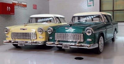 Chevrolet Chevy Bel Air Nomad Station Wagon 1955 Diecast 1:24 Scale Model Car - Image 1 of 2