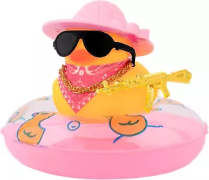 Car Rubber Duck Decoration, West Cowboy Duck Car Dashboard Decoration Accessorie - Picture 1 of 33