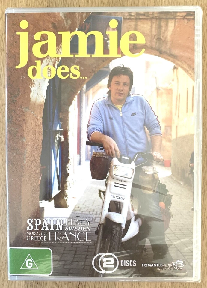 Jamie Oliver - Brand New Jamie Does Spain Italy Sweden Greece France (DVD, 2010) - Image 1 of 1