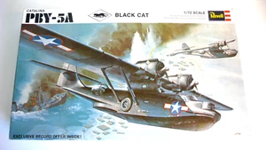 KIT REVELL 1/72è CATALINA PBY-5A BLACK CAT TRÈS BON ÉTAT COMPLÈTE USA 1969 - Imagen 1 de 6
