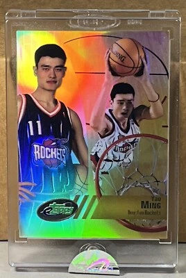 2002 ETOPPS In Hand #53 YAO MING HOUSTON ROCKETS HOF ROOKIE Print Run 6000 - Image 1 of 2