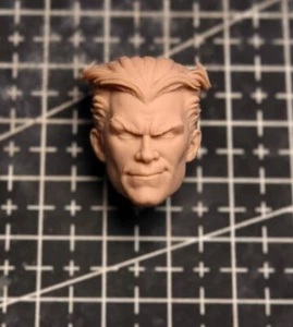 Unpainted 1/6 Man Head Sculpt Head Model Helmet For DIY 12" Action Figure - Picture 1 of 3