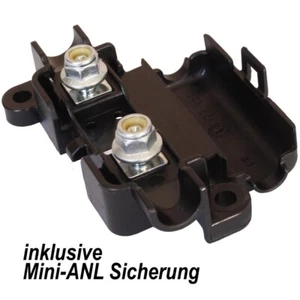 Auto Stromkabel Mini-ANL Sicherungshalter mit M5 Gewinde + Sicherung 25 Ampere - Bild 1 von 2