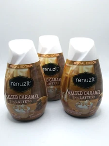 Renuzit Lot of 3 Salted Caramel Latte Gel Air Freshener 7 oz each NEW - Picture 1 of 3